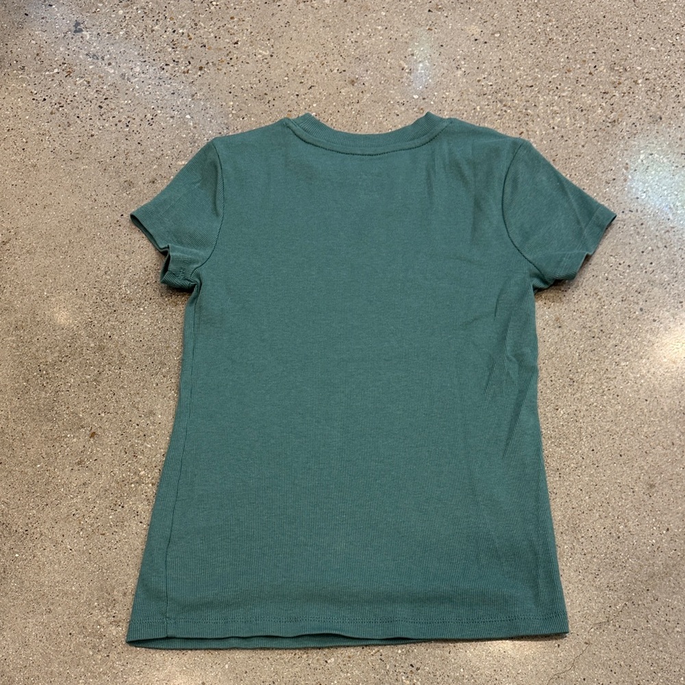 a new day Short Sleeve Tees - Teal and Brown - Picture 5 of 6